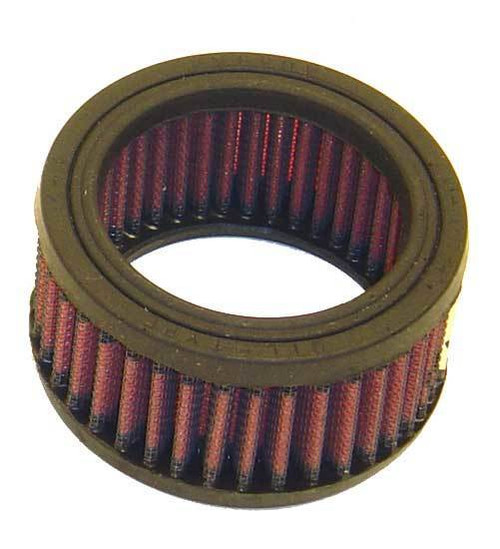 Air Filter Element - 3.875 in Diameter - 2 in Tall - Reusable Cotton - Red - Universal - Each