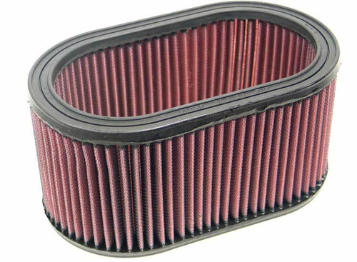 Air Filter Element - Oval - 8.875 x 5.25 in - 4.5 in Tall - Reusable Cotton - Universal - Each