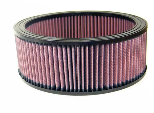 Air Filter Element - 11 in Diameter - 4 in Tall - Reusable Cotton - Red - Universal - Each