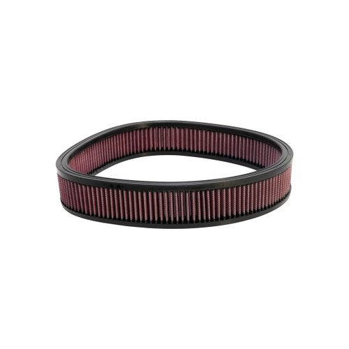 Air Filter Element - 14 in Diameter - 2.5 in Tall - Reusable Cotton - Red - Universal - Each