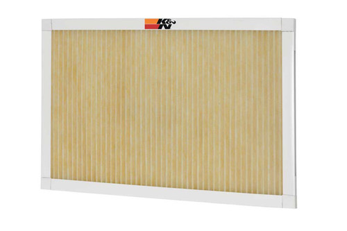 Air Filter Element - Rectangle - 24.6 x 19.6 in - 0.8 in Tall - Synthetic Reusable - White - HVAC - Each