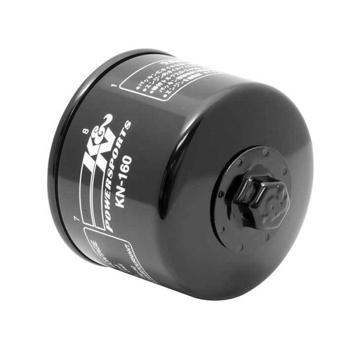 Oil Filter - Canister - Screw-On - 2.79 in Tall - 3/4-16 in Thread - Steel - Black Paint - BMW Motorcycle 2005-14 - Each