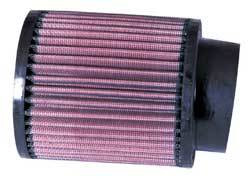 Air Filter Element - Clamp-On - 4.313 in Diameter - 5 in Tall - 3 in Flange - Reusable Cotton - Universal - Each