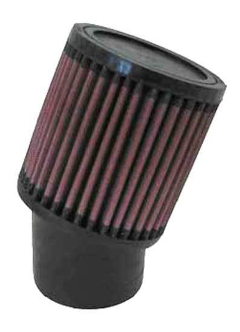 Air Filter Element - Clamp-On - 3.75 in Diameter - 4 in Tall - 2.438 in Flange - Reusable Cotton - Red - Universal - Each