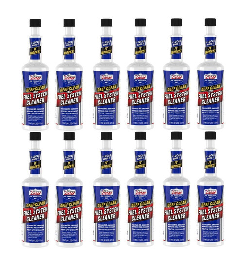 Fuel Additive - Deep Clean - Fuel System Cleaner - 16 oz Bottle - Gas - Set of 12