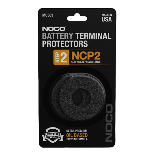 Terminal Washer - Top Post - Felt - Black - Pair