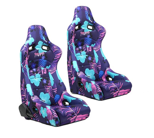 Seat - Prisma - Reclining - Side Bolsters - Harness Openings - Suede - Pina - Pair