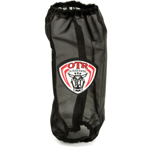 Air Filter Wrap - Round - 5 in Diameter - 9.66 in Tall - OTR Logo - Polyester - Black - Can-Am Maverick / Defender 2016-20 - Each