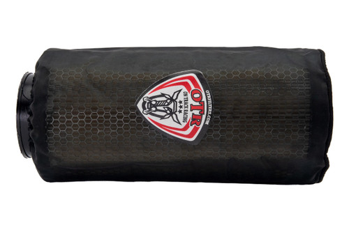 Air Filter Wrap - Round - 5.5 in Diameter - 11.74 in Tall - OTR Logo - Polyester - Black - Polaris RZR XP1000 / Turbo EPS / Pro 1 2014-23 - Each