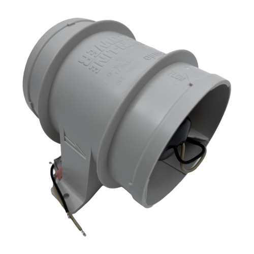 Helmet Air Blower Motor - 12V - 4.3 amp - 240 CFM - Plastic - Gray - Each
