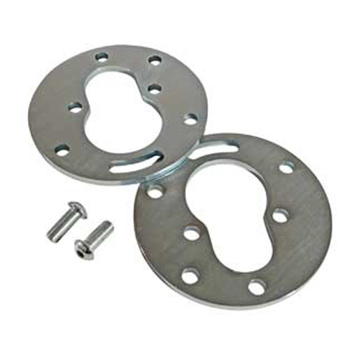 Coil-Over Spring Spacer - 1/2 in Tall - Aluminum - Natural - Specialty Products Lower Control Arms - GM A-Body 1967-78 / GM F-Body 1967-69 - Pair