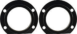 Axle Housing End - Weld-On - 2.835 in Bearing Bore - Steel - Black Oxide - Ford Mustang - Pair