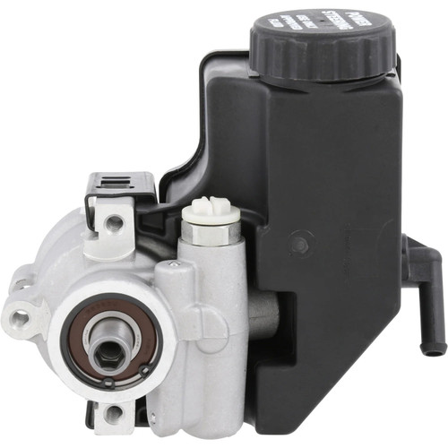 Power Steering Pump - GM Type 2 - Low Flow - Clip-On Reservoir - Aluminum - Natural - Each Power Steering Pump - GM Type 2 - Low Flow - Clip-On Reservoir - Aluminum - Natural - Each