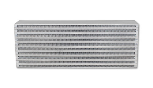 Intercooler Core - Horizontal Flow - 17.75 x 3.25 x 6.5 in Tall - Aluminum - Natural - Each