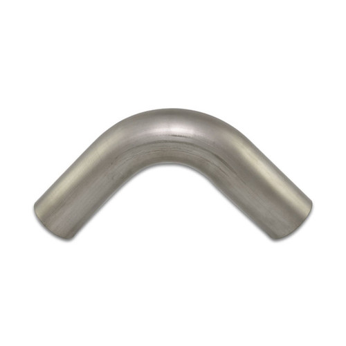 Exhaust Bend - 90 Degree - 2.5 in Diameter - Mandrel - 3 in Radius - 5 in Legs - Titanium - Natural - Each