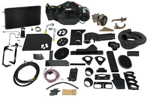 Air Conditioning Evaporator Kit - Gen V SureFit - Brackets / Controls / Condenser / Compressor / Drier / Evaporator / Hardware / Wiring - Factory Air - Chevy Corvette 1969-72 - Kit