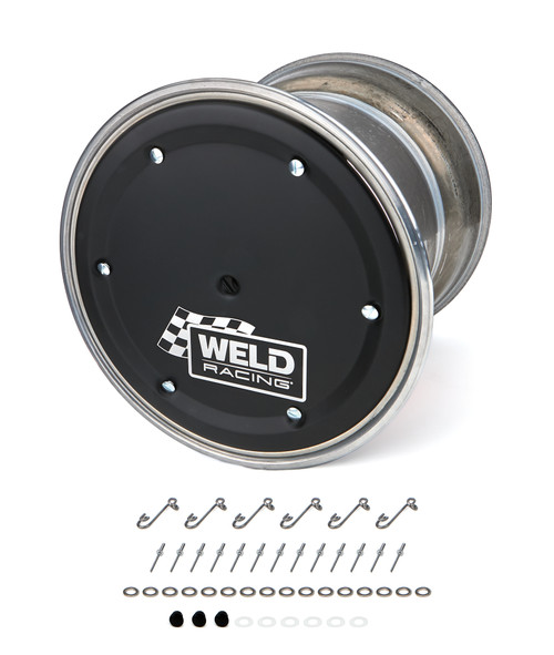 Wheel - Wide 5 XL - 15 x 14 in - 5.000 in Backspace - Wide 5 Bolt Pattern - Inner Beadlock - Cover Included - Aluminum - Polished - Each