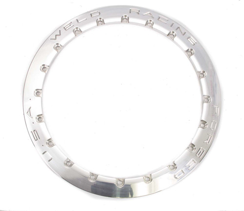 Beadlock Ring - 20 Hole - Aluminum - Polished - Mickey Thompson Tires - 15 in Wheels - Each