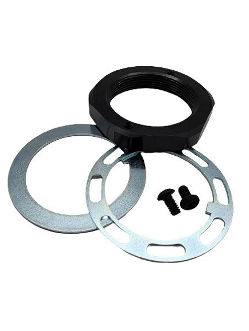 Spindle Lock Nut Kit - Lock Nut / Washers / Hardware Included - 1 Ton Bearing - Kit Spindle Lock Nut Kit - Lock Nut / Washers / Hardware Included - 1 Ton Bearing - Kit
