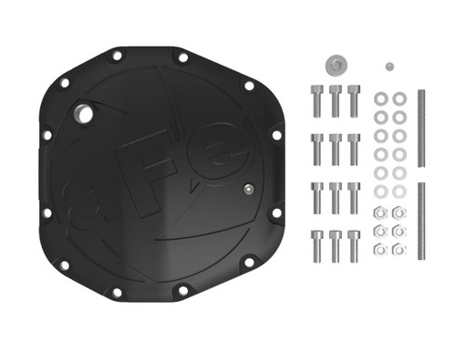 Differential Cover - Pro Series - Cast Iron - Black Powder Coat - Dana M220 - Jeep Gladiator JT 2020-25 / Wrangler JL 2018-25 - Each