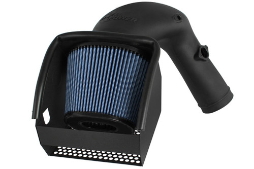 Air Induction System - Magnum FORCE Stage-2 - Reusable Oiled Filter - Plastic - Black - Dodge Cummins - Dodge Ram Fullsize Truck 2013-18 - Kit