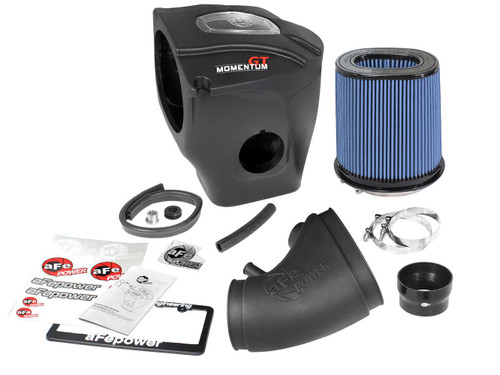 Air Induction System - Momentum GT Pro 5R - Cold Air Intake - Reusable Oiled Filter - Plastic - Black - Mopar Gen III Hemi - Dodge Challenger / Charger 2011-21 - Kit