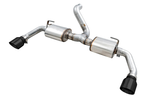 Exhaust System - Tread Edition - Axle-Back - 2.5 in Diameter - Dual Rear Exit - 4.5 in Black Tips - Stainless - Natural - 2.0 L / 3.6 L - Jeep Wrangler JL 2018-25 - Kit Exhaust System - Tread Edition - Axle-Back - 2.5 in Diameter - Dual Rear Exit - 4.5 in Black Tips - Stainless - Natural - 2.0 L / 3.6 L - Jeep Wrangler JL 2018-25 - Kit