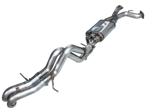 Exhaust System - SwitchPath - Cat-Back - 3 in Diameter - Dual Rear Driver Side Exit - Stainless - Natural - 3.0 L - Ford Midsize SUV 2022-24 - Kit