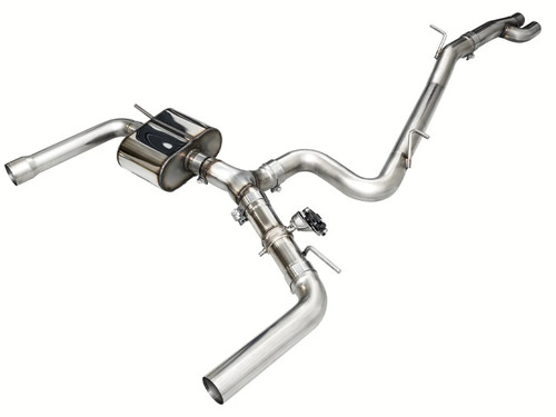 Exhaust System - SwitchPath - Cat-Back - 2-1/2 in Diameter - Dual Rear Exit - Stainless - Natural - 2.5 L - Audi RS3 2022-25 - Kit