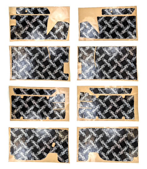 Sound Barrier - Xtreme - Floor - Self Adhesive Backing - Aluminum / Rubber - Silver / Black - Ford Mustang 1964-73 - Kit Sound Barrier - Xtreme - Floor - Self Adhesive Backing - Aluminum / Rubber - Silver / Black - Ford Mustang 1964-73 - Kit