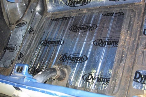 Sound Barrier - Xtreme - Trunk - Self Adhesive Backing - Aluminum / Rubber - Silver / Black - Ford Mustang 1964-73 - Kit