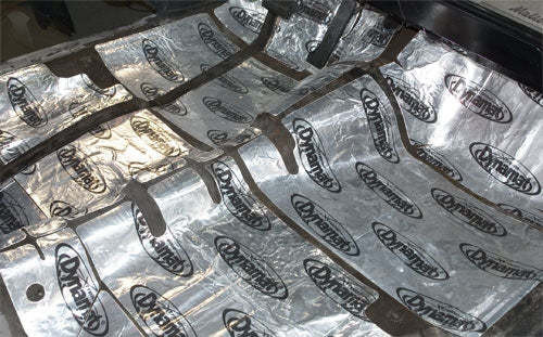 Sound Barrier - Xtreme - Floor - Self Adhesive Backing - Aluminum / Rubber - Silver / Black - GM A-Body 1968-72 - Kit Sound Barrier - Xtreme - Floor - Self Adhesive Backing - Aluminum / Rubber - Silver / Black - GM A-Body 1968-72 - Kit