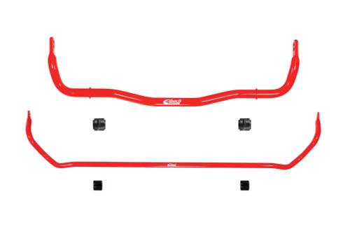 Sway Bar - Anti-Roll - Front / Rear - 35 mm Diameter Front - 25.4 mm Diameter Rear - Polyurethane Bushings - Steel - Red Powder Coat - Chrysler 300 2015-24 / Dodge Challenger / Charger 2015-24 - Kit Sway Bar - Anti-Roll - Front / Rear - 35 mm Diameter Front - 25.4 mm Diameter Rear - Polyurethane Bushings - Steel - Red Powder Coat - Chrysler 300 2015-24 / Dodge Challenger / Charger 2015-24 - Kit