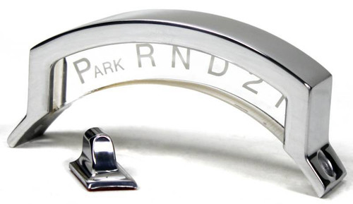 Shift Indicator Gauge - PRND21 - Mechanical - Black Housing - Clear - Plastic - Kit