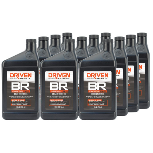 Motor Oil - BR Break-In - High Zinc - 15W50 - Conventional - 1 qt Bottle - Set of 12