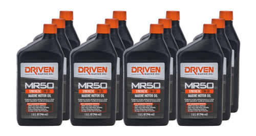 Motor Oil - MR50 - High Zinc - 15W50 - Synthetic - 1 qt Bottle - Marine - Set of 12 Motor Oil - MR50 - High Zinc - 15W50 - Synthetic - 1 qt Bottle - Marine - Set of 12