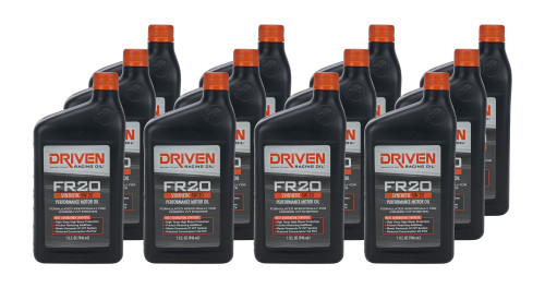 Motor Oil - FR20 - 5W20 - Synthetic - 1 qt Bottle - Set of 12