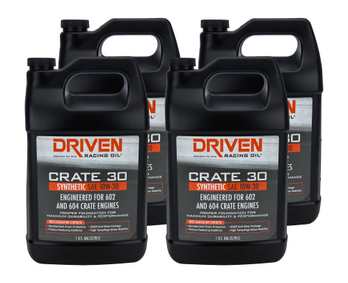Motor Oil - Crate 30 - 10W30 - Synthetic - 1 gal Jug - Set of 4