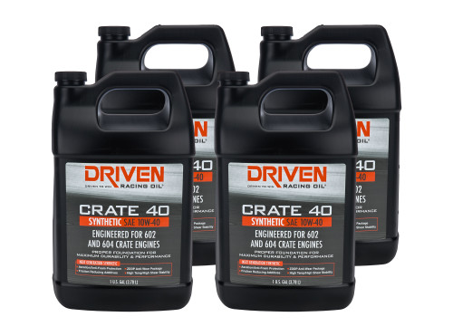 Motor Oil - Crate 40 - 10W40 - Synthetic - 1 gal Jug - Set of 4 Motor Oil - Crate 40 - 10W40 - Synthetic - 1 gal Jug - Set of 4