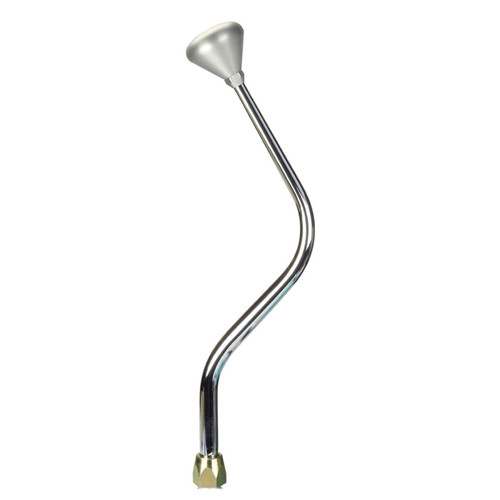 Shifter - Electronic Sport - Automatic - Floor Mount - 16 in Stick - Brushed Mushroom Knob - Bench Bend - 4L60E - Kit