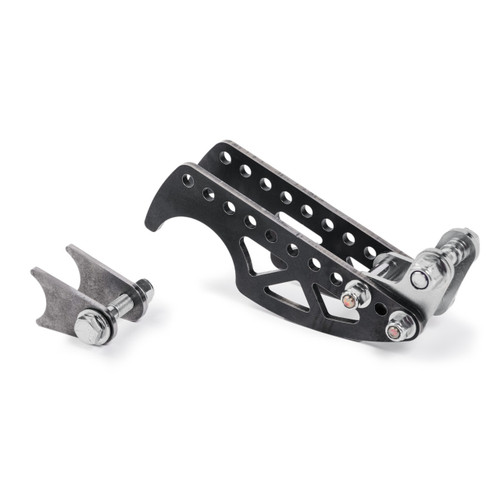 Shock Mount - Adjustable - 9 in Height Adjustment - Weld-On - 3 in Axle Tube Mount - Rear - Driver / Passenger - Steel - Natural - Pair