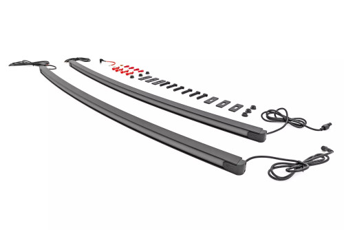 LED Light Assembly - Grille Lights - 30 in Long - 324 White LED - Grille Mount - Hardware / Wiring Harness Included - Aluminum - Black Powder Coat - Ford Fullsize Truck 2017-22 - Kit LED Light Assembly - Grille Lights - 30 in Long - 324 White LED - Grille Mount - Hardware / Wiring Harness Included - Aluminum - Black Powder Coat - Ford Fullsize Truck 2017-22 - Kit