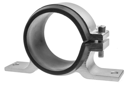 Fuel Filter Bracket - 4651 Series - 2.26 in Diameter - Aluminum - Clear Anodized - 4651 Series Fuel Filters - Each
