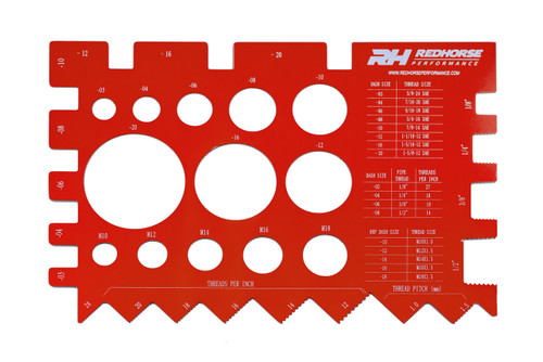 Thread Guide - 5611 Series - Standard / Metric / AN - Steel - Red Paint - Each Thread Guide - 5611 Series - Standard / Metric / AN - Steel - Red Paint - Each