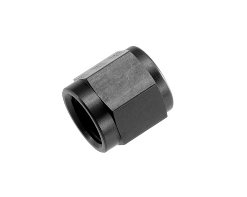 Fitting - Tube Nut - 818 Series - 12 AN - 3/4 in Tube - Aluminum - Black Anodized - Each