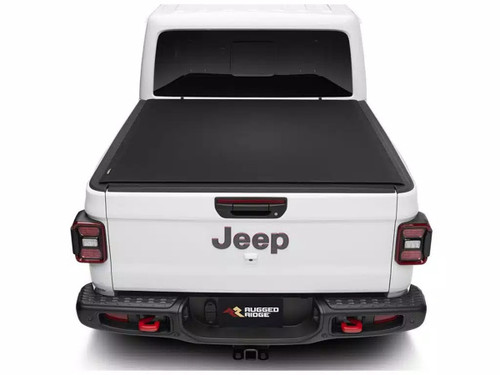 Tonneau Cover - Armis - Roll-Up Woven Fabric - Black - 5 ft Bed - Jeep Gladiator JT 2020-25 - Kit Tonneau Cover - Armis - Roll-Up Woven Fabric - Black - 5 ft Bed - Jeep Gladiator JT 2020-25 - Kit