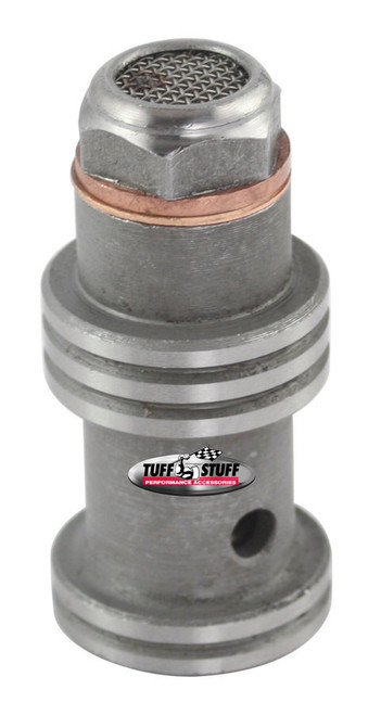 Flow Control Valve - Power Steering - 1200 psi - Steel - Natural - Tuff Stuff Saginaw Pumps - Each