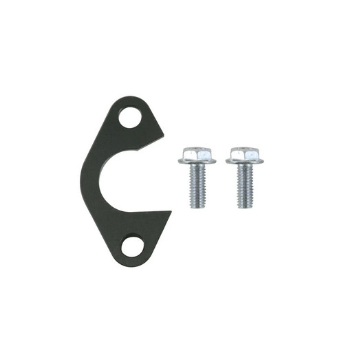 Oil Pump Bracket - Support - Hardware Included - Aluminum - Black Anodized - GM LS-Series - Each