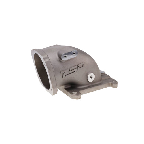 Air Intake Tube - Elbow - 90 Degree - 105 mm Bore - Aluminum - Natural - Square Bore - GM LS-Series - Each Air Intake Tube - Elbow - 90 Degree - 105 mm Bore - Aluminum - Natural - Square Bore - GM LS-Series - Each