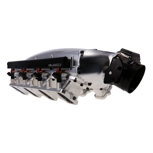 Intake Manifold - V Series - 102.5 mm Throttle Body Flange - Multi Port - Cathedral Port - Aluminum - Natural - GM LS-Series - Kit Intake Manifold - V Series - 102.5 mm Throttle Body Flange - Multi Port - Cathedral Port - Aluminum - Natural - GM LS-Series - Kit